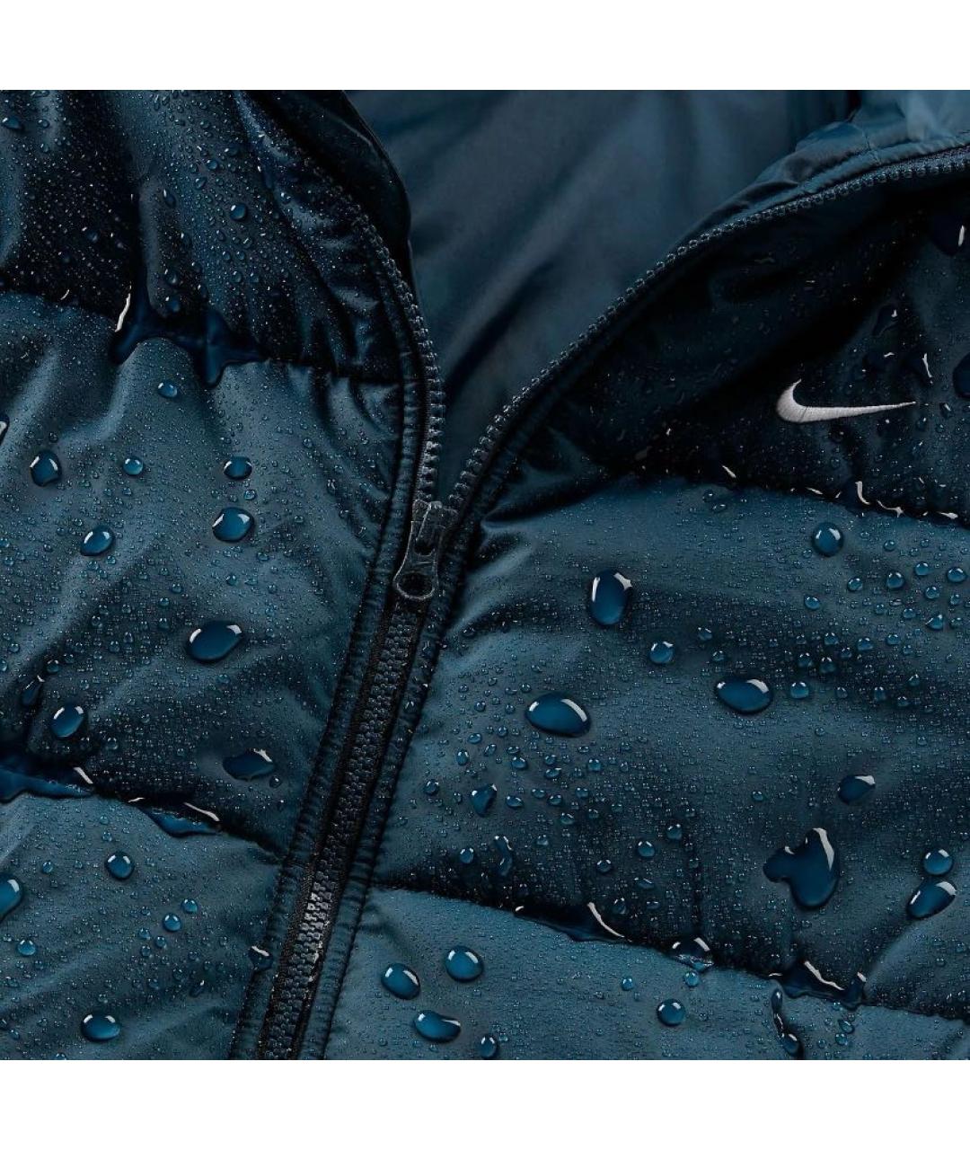 NIKE Синий полиэстеровый пуховик, фото 7