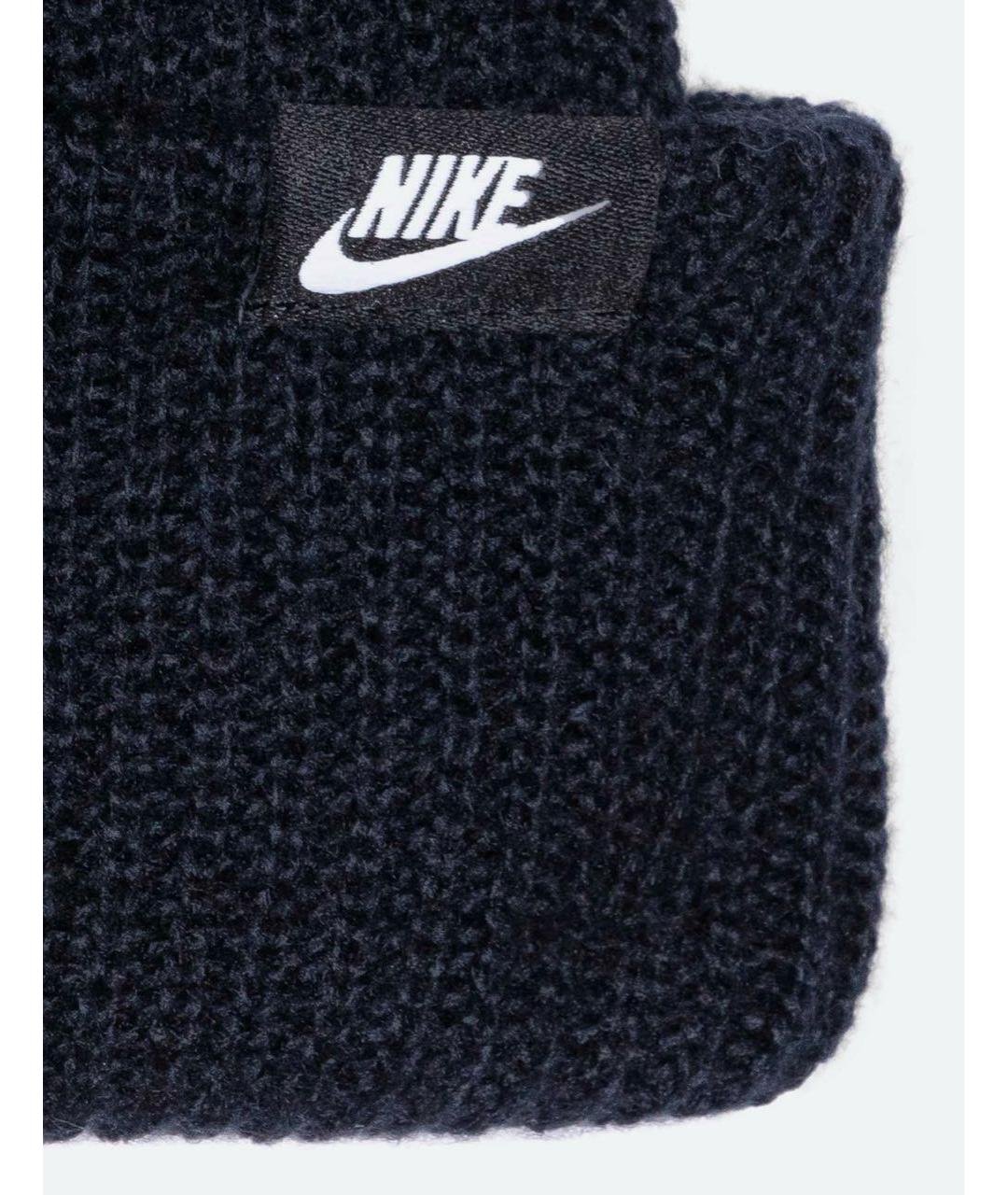 NIKE Черная синтетическая шапка, фото 3