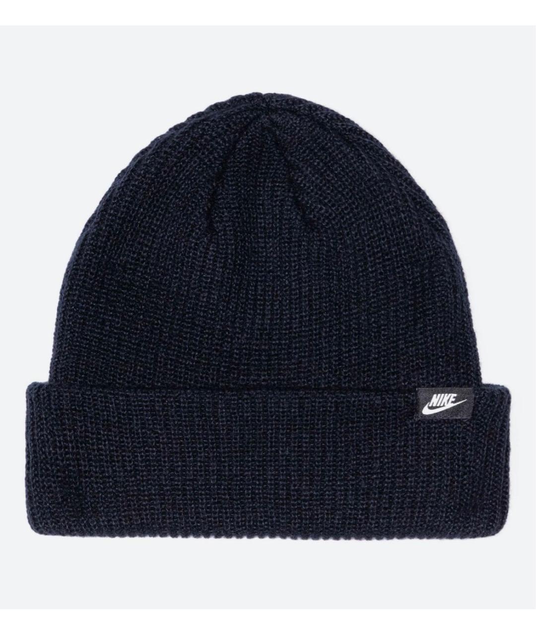NIKE Черная синтетическая шапка, фото 5