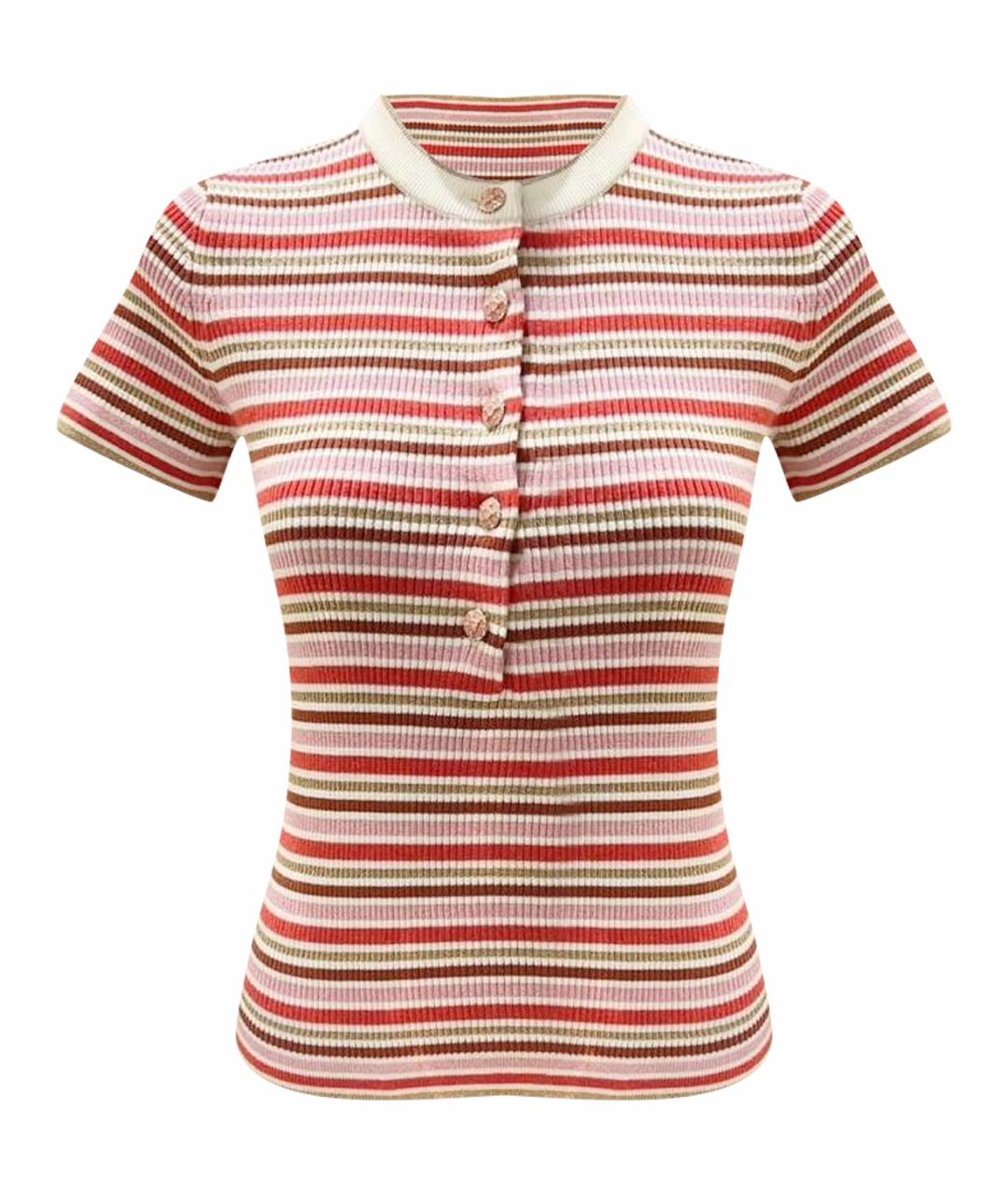 CHANEL Розовая хлопковая футболка, фото 1