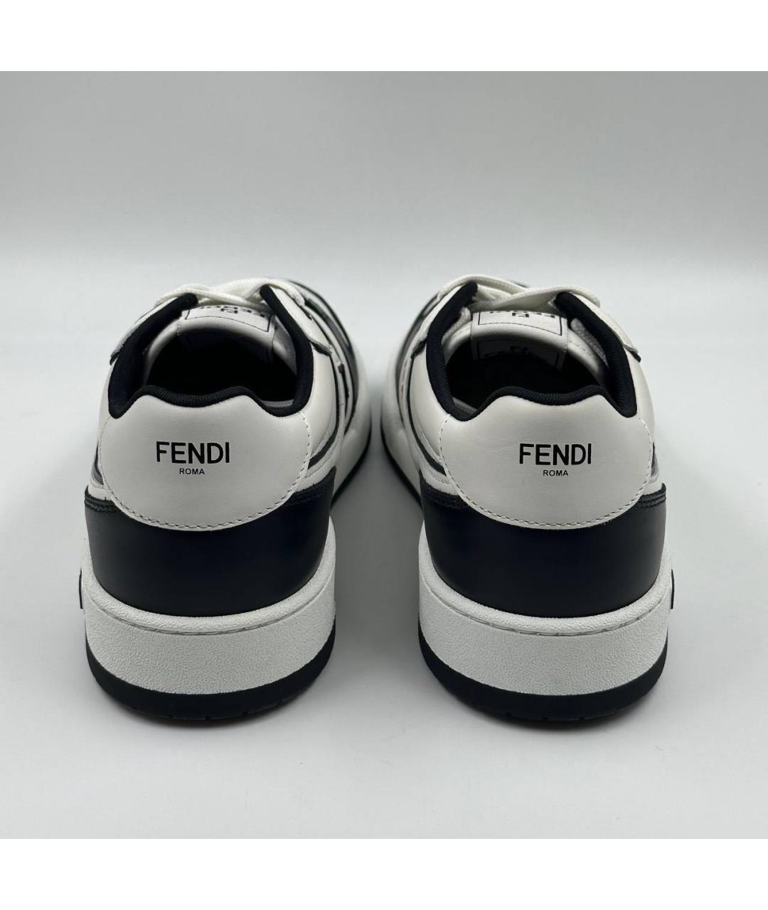 FENDI Мульти кожаные низкие кроссовки / кеды, фото 5