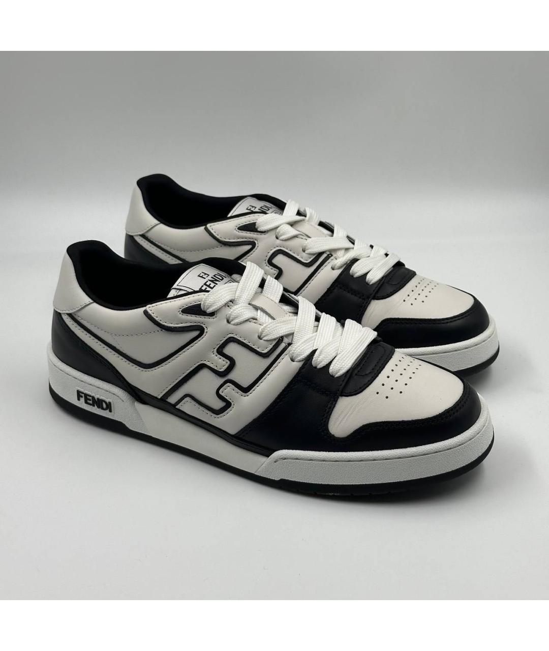 FENDI Мульти кожаные низкие кроссовки / кеды, фото 6