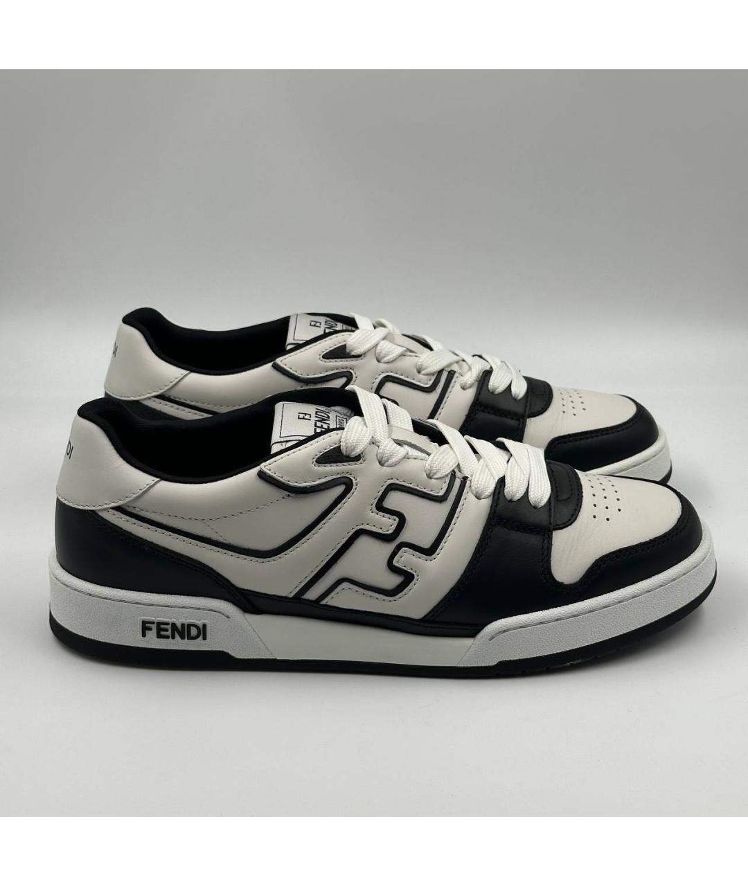 FENDI Мульти кожаные низкие кроссовки / кеды, фото 3