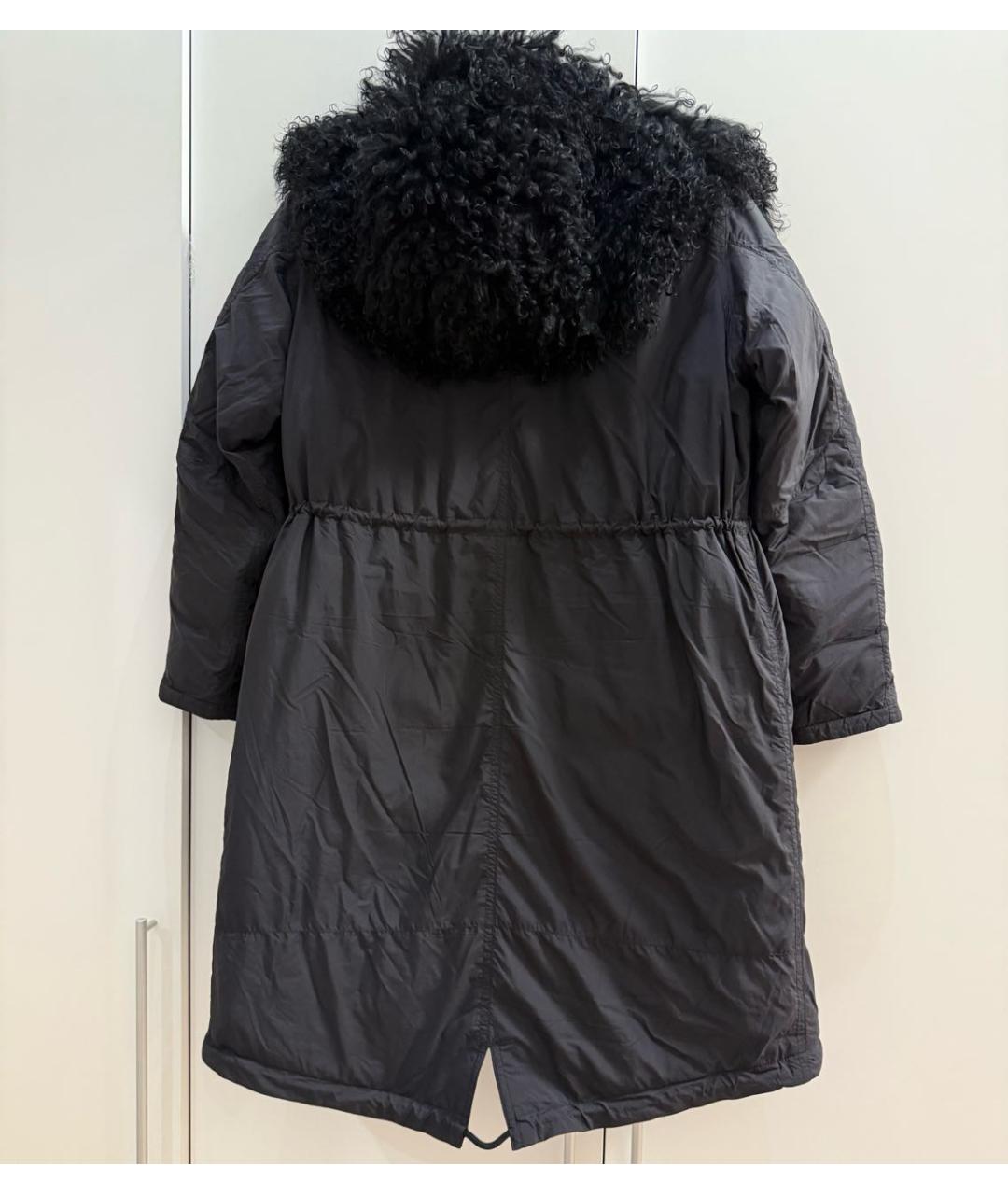 YVES SALOMON Черная полиамидовая парка, фото 2