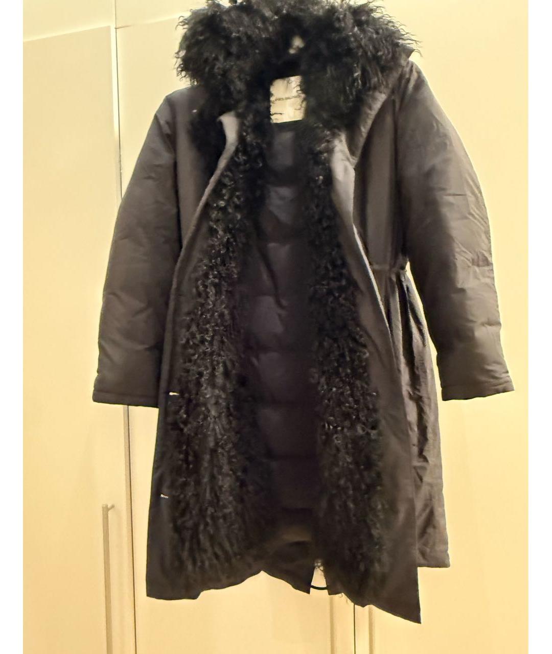 YVES SALOMON Черная полиамидовая парка, фото 4