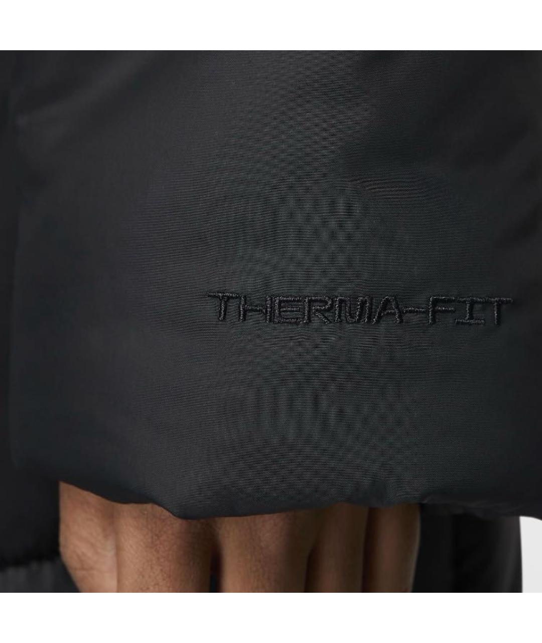 NIKE Черный полиэстеровый пуховик, фото 6