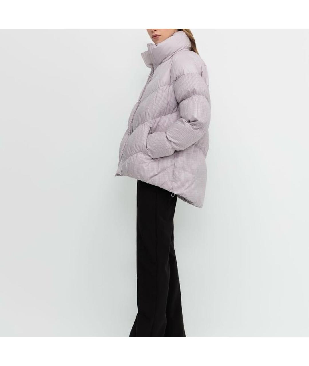 NIKE Розовый полиэстеровый пуховик, фото 4