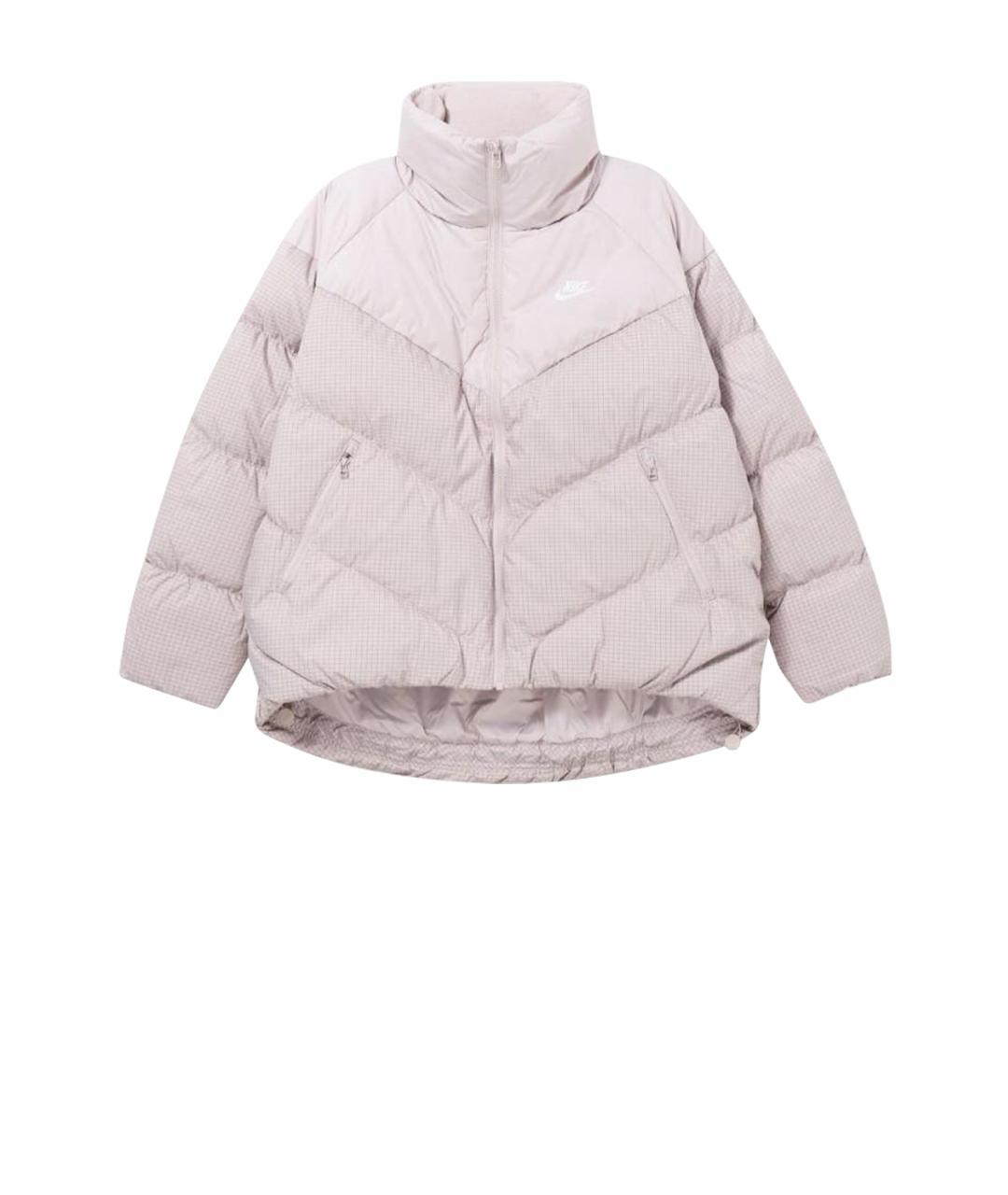 NIKE Розовый полиэстеровый пуховик, фото 1