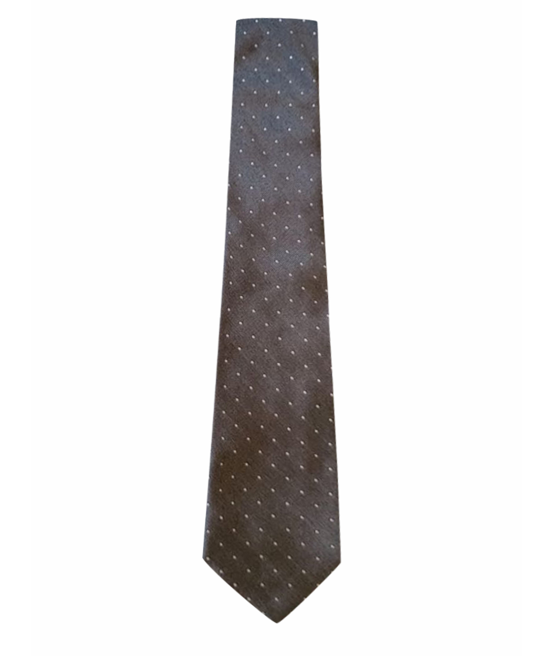 TOM FORD Серый шелковый галстук, фото 1
