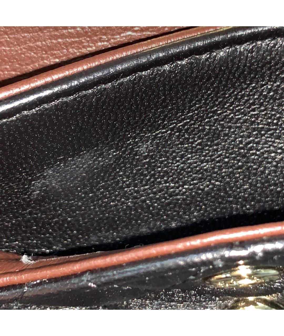 CHANEL Черная кожаная сумка через плечо, фото 8
