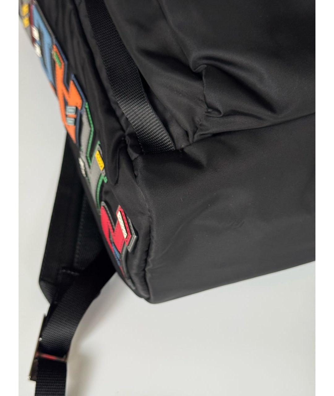 PRADA Черный тканевый рюкзак, фото 7