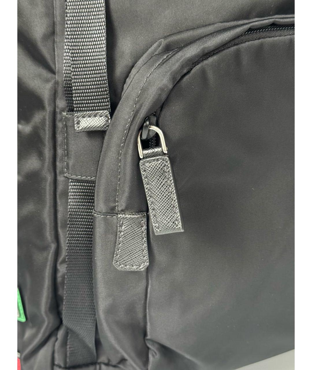 PRADA Черный тканевый рюкзак, фото 5