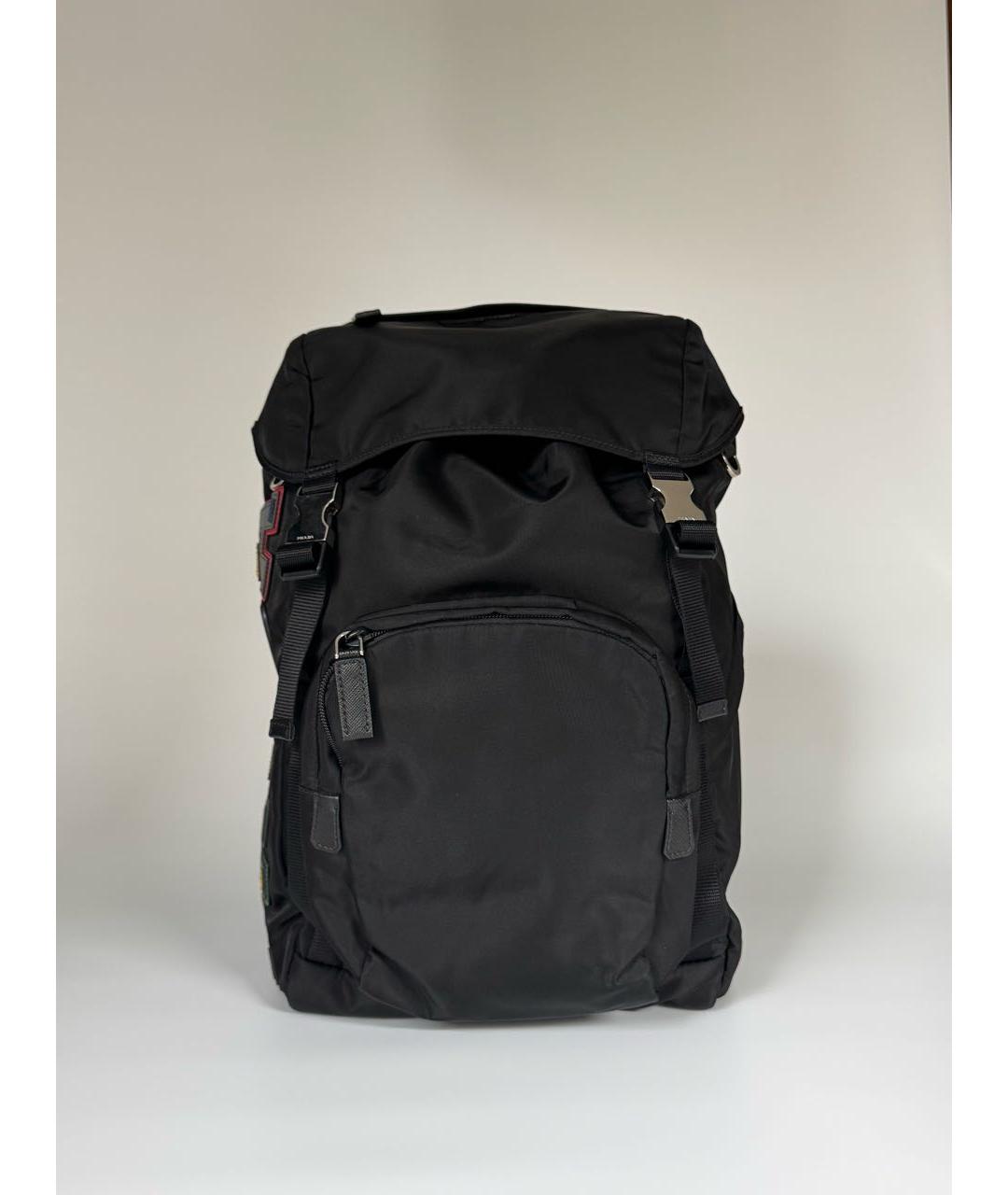 PRADA Черный тканевый рюкзак, фото 2