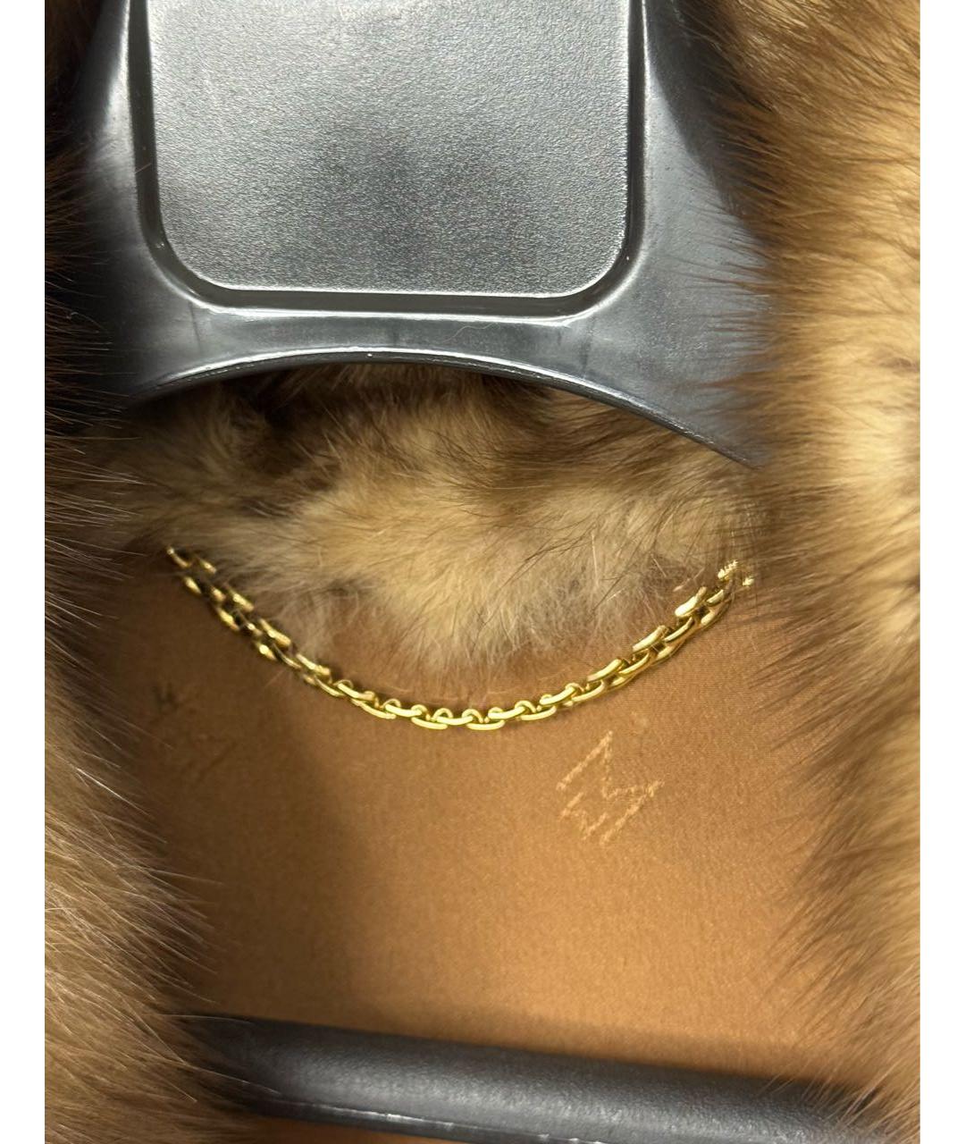 MALA MATI Коричневая меховая шуба, фото 6