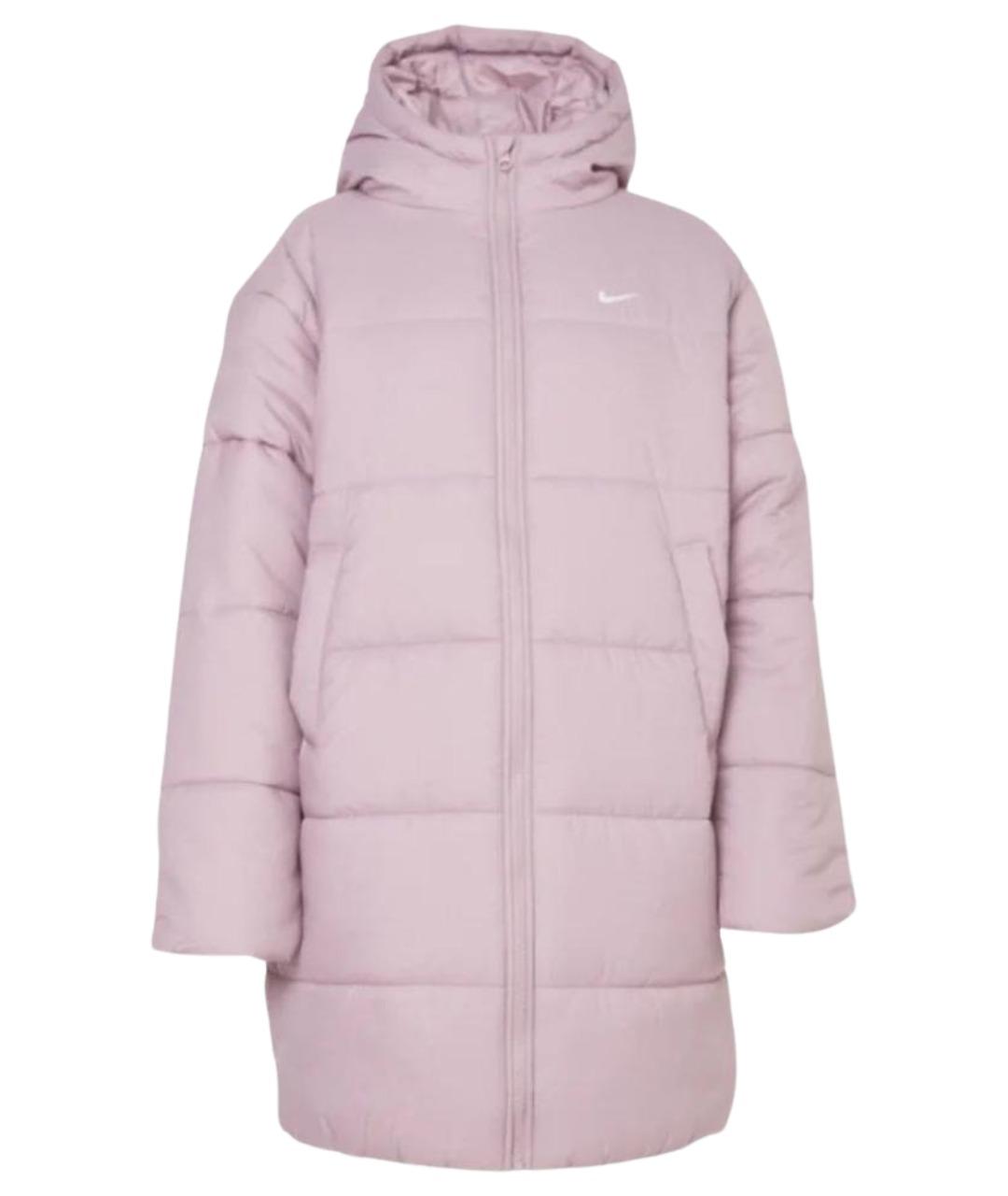 NIKE Розовый полиэстеровый пуховик, фото 1