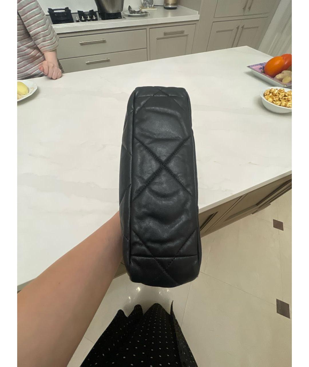 CHANEL Черная кожаная сумка через плечо, фото 5