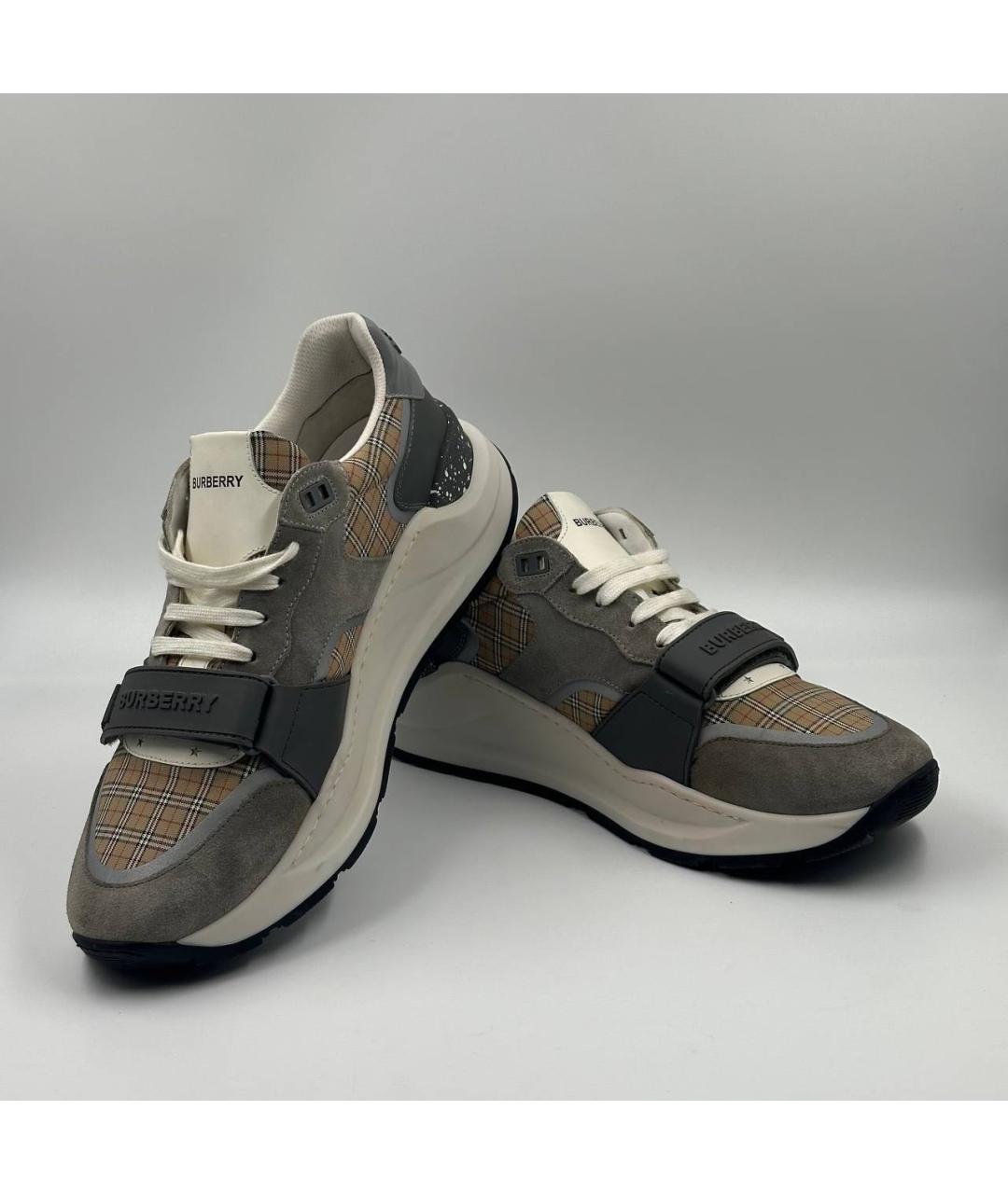 BURBERRY Мульти низкие кроссовки / кеды, фото 5