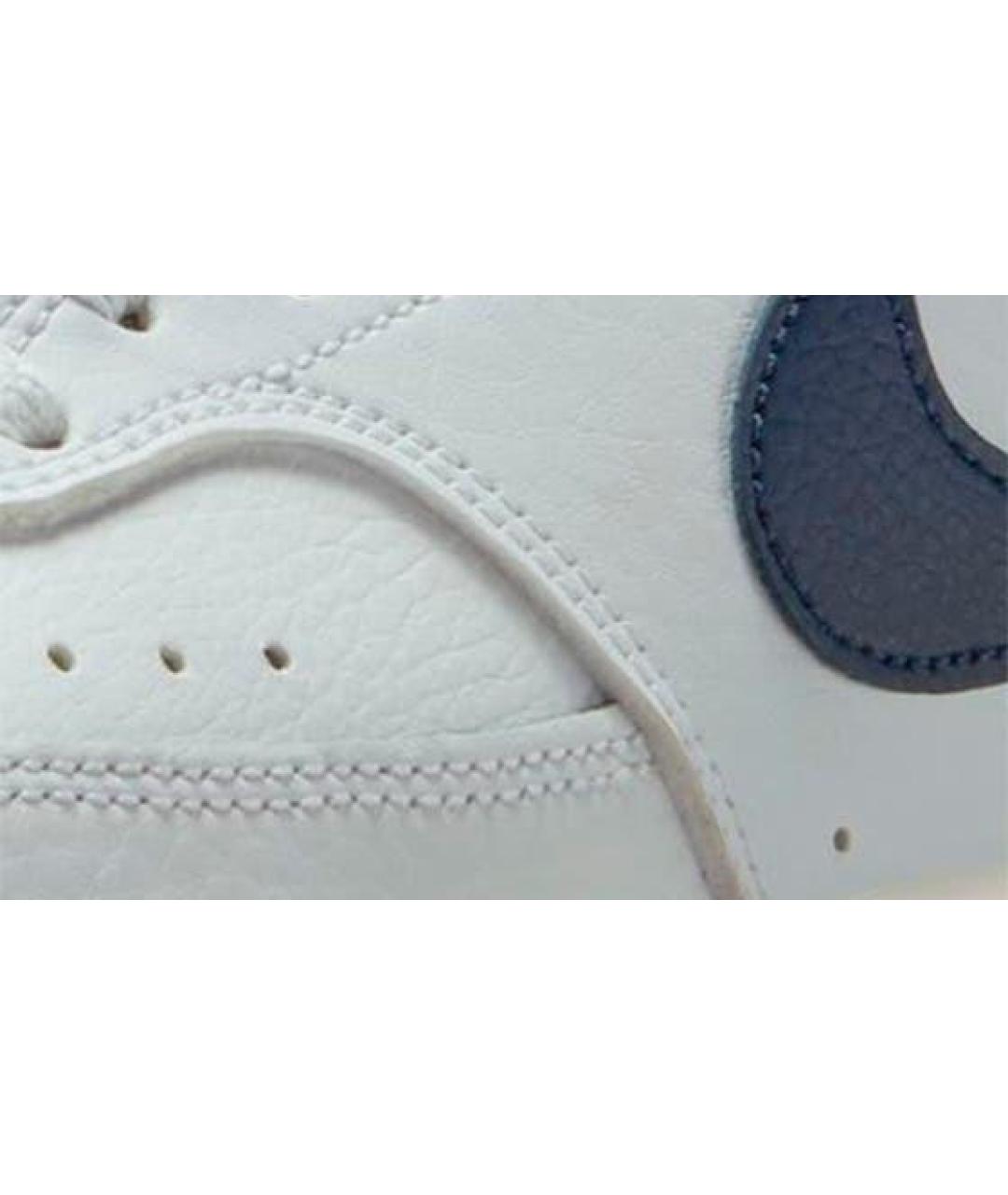 NIKE Белые кожаные кроссовки, фото 6