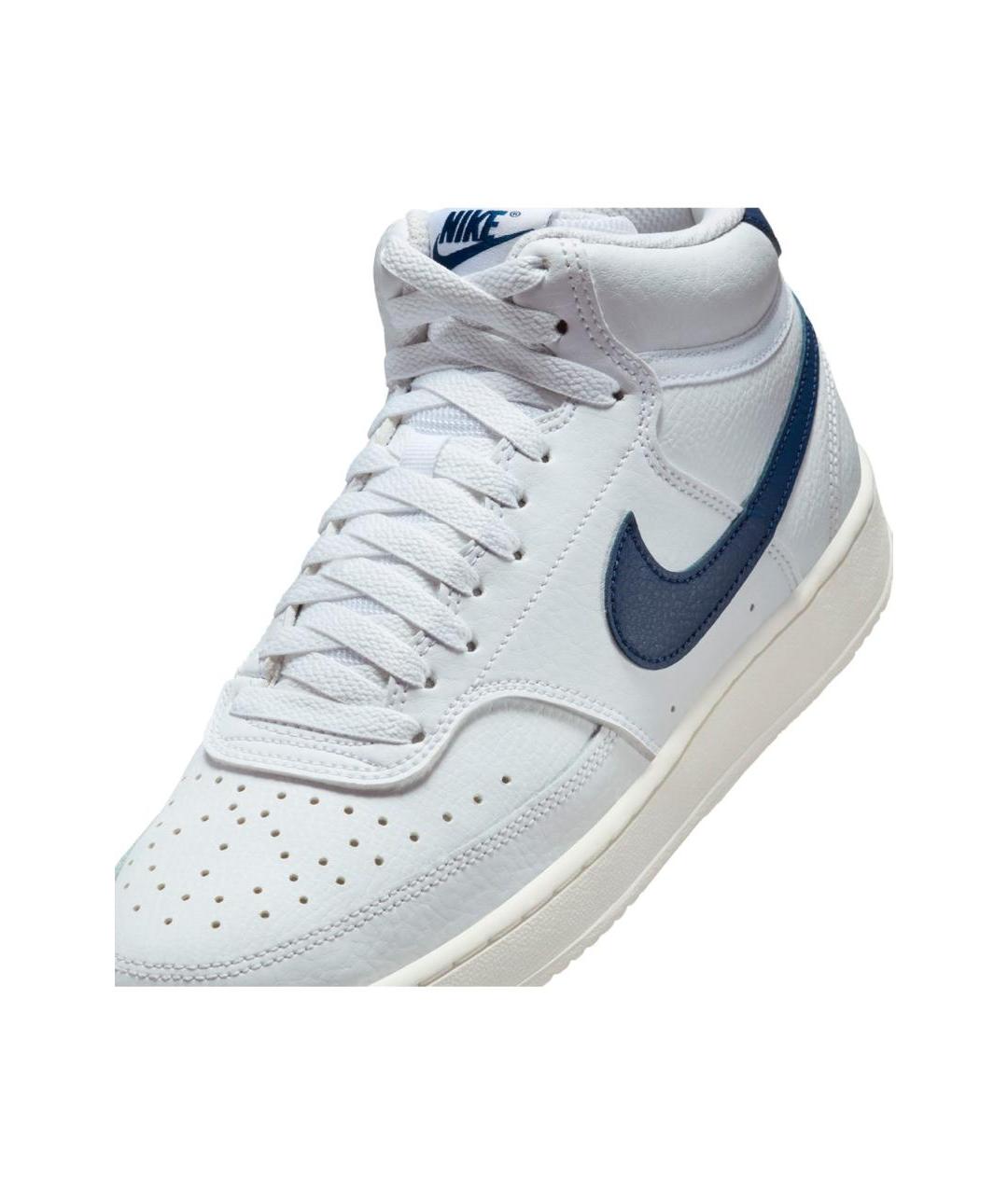 NIKE Белые кожаные кроссовки, фото 5