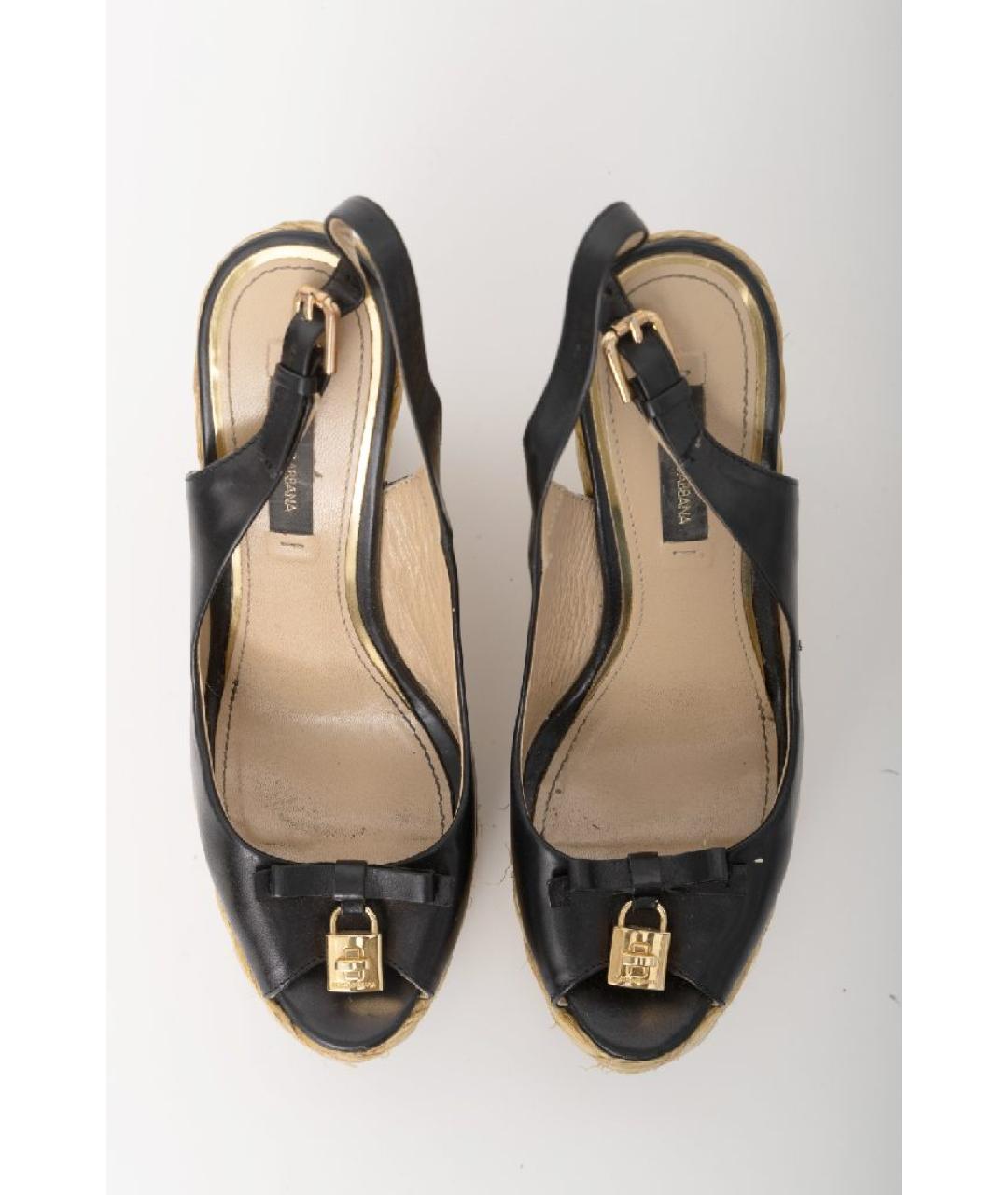 DOLCE&GABBANA Мульти кожаные туфли, фото 3