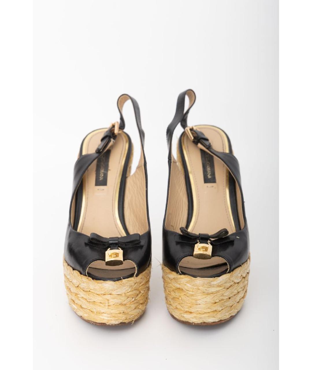 DOLCE&GABBANA Мульти кожаные туфли, фото 2