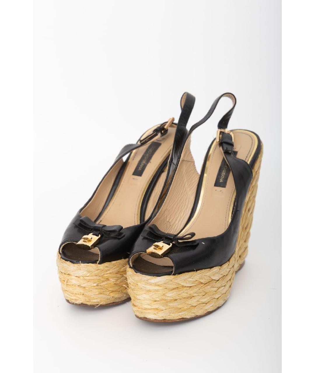 DOLCE&GABBANA Мульти кожаные туфли, фото 5