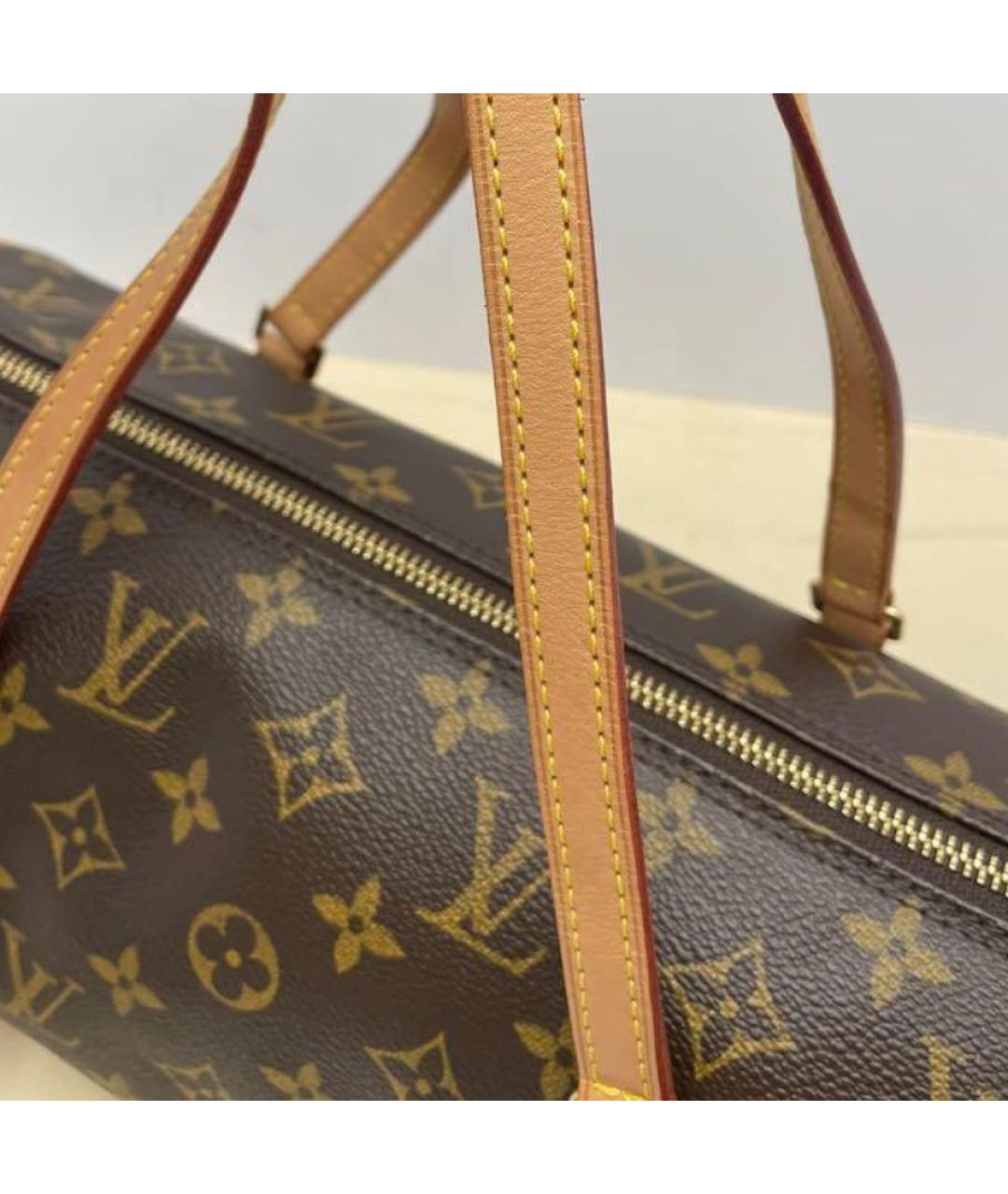 LOUIS VUITTON Коричневая сумка через плечо, фото 3