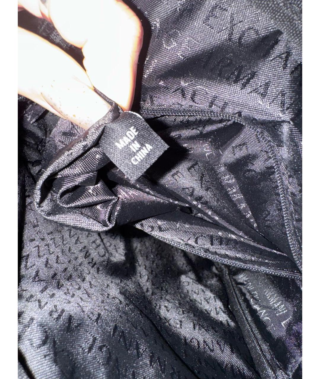 ARMANI EXCHANGE Черная сумка на плечо из искусственной кожи, фото 8