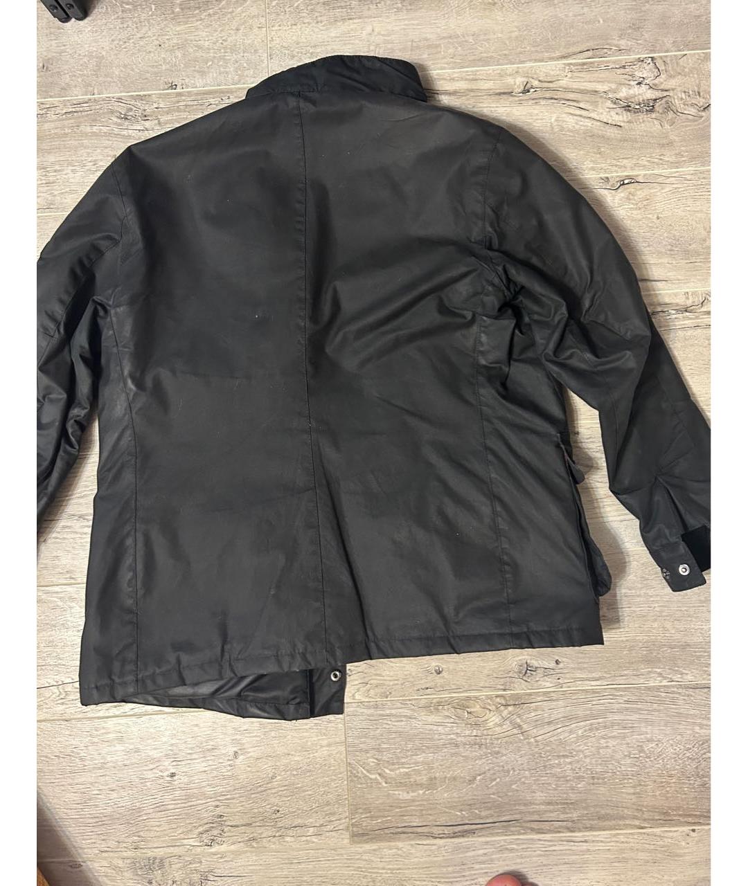 BARBOUR Черная хлопковая куртка, фото 2
