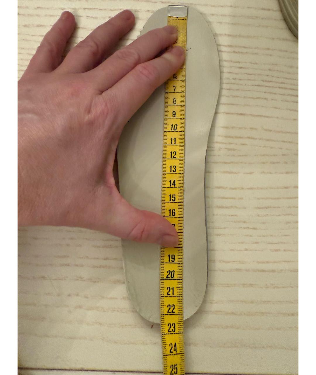 GUCCI Бежевые кожаные кеды, фото 8