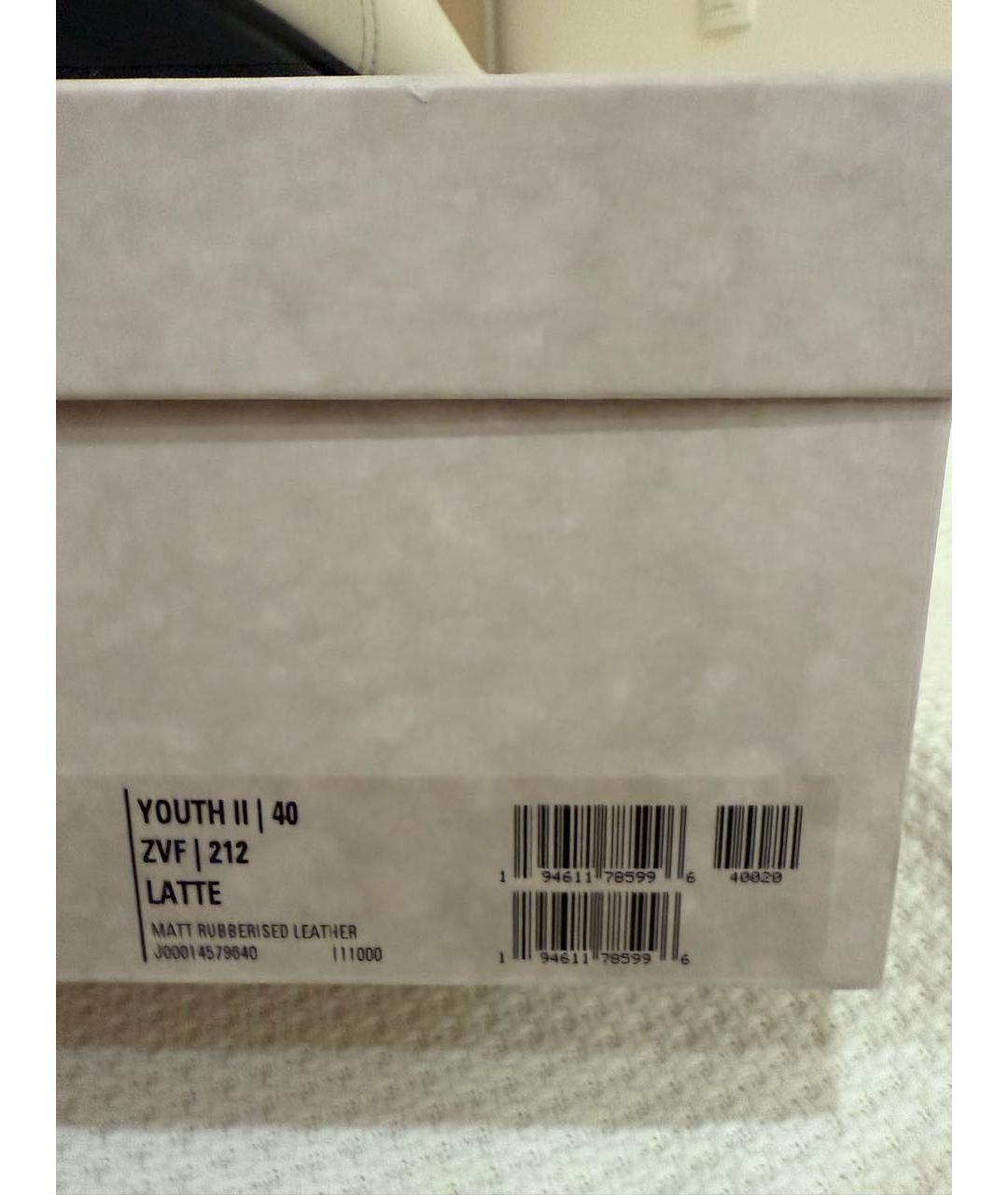 JIMMY CHOO Белые кожаные ботинки, фото 7