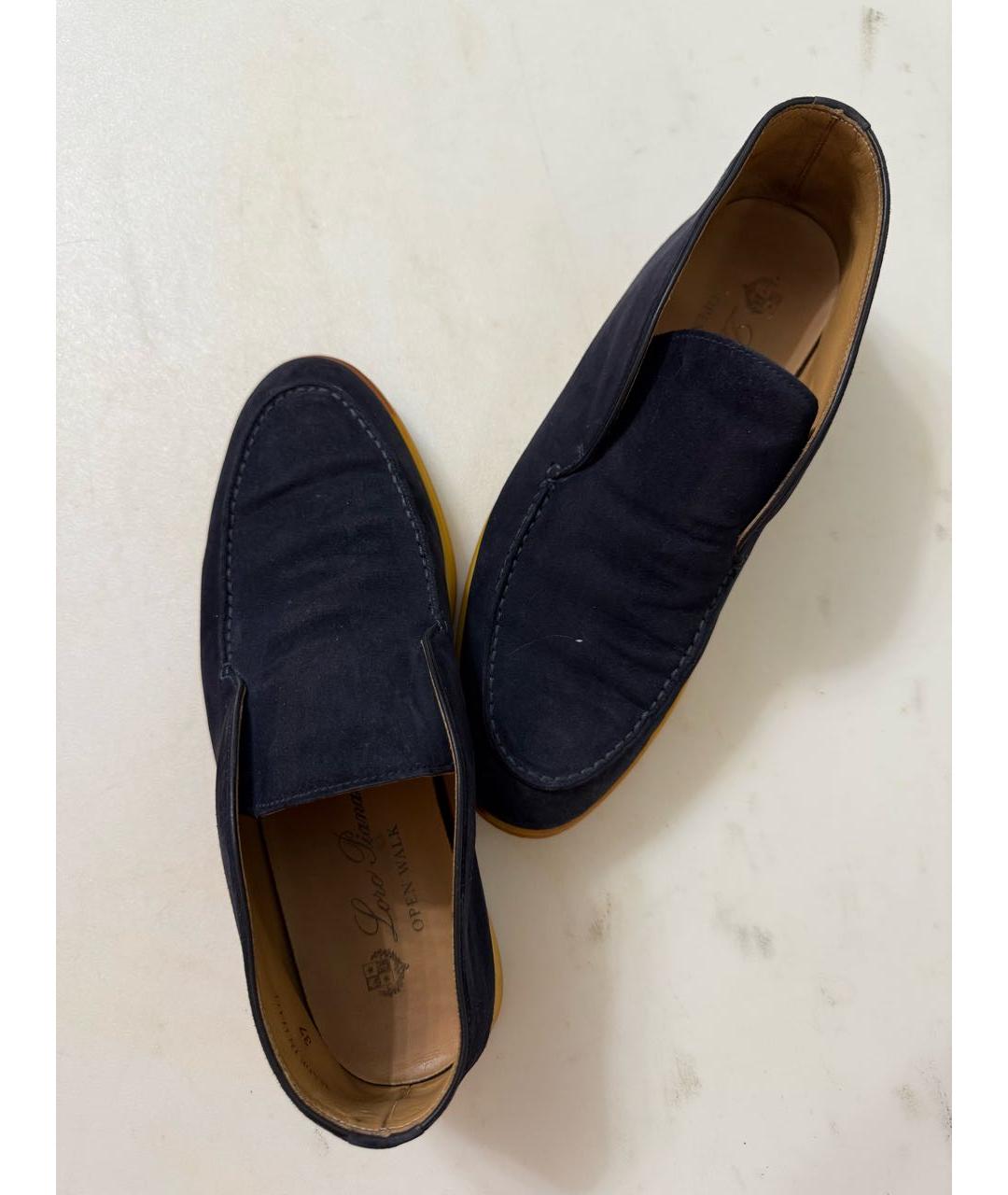 POLO RALPH LAUREN Синие замшевые лоферы, фото 3