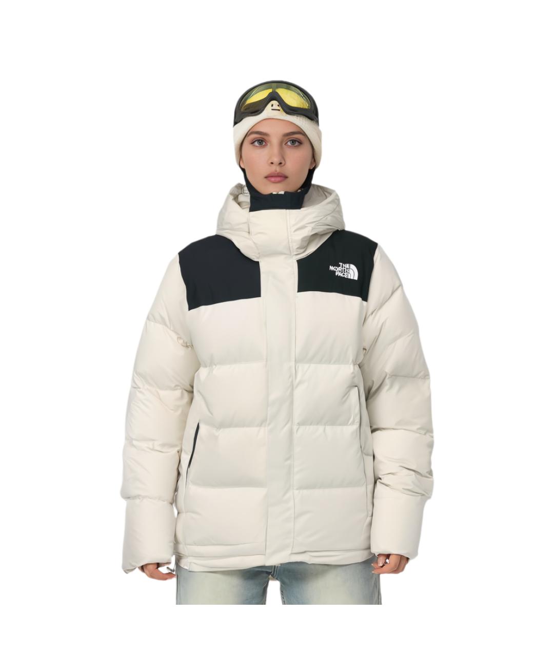 THE NORTH FACE Бежевый пуховик, фото 3