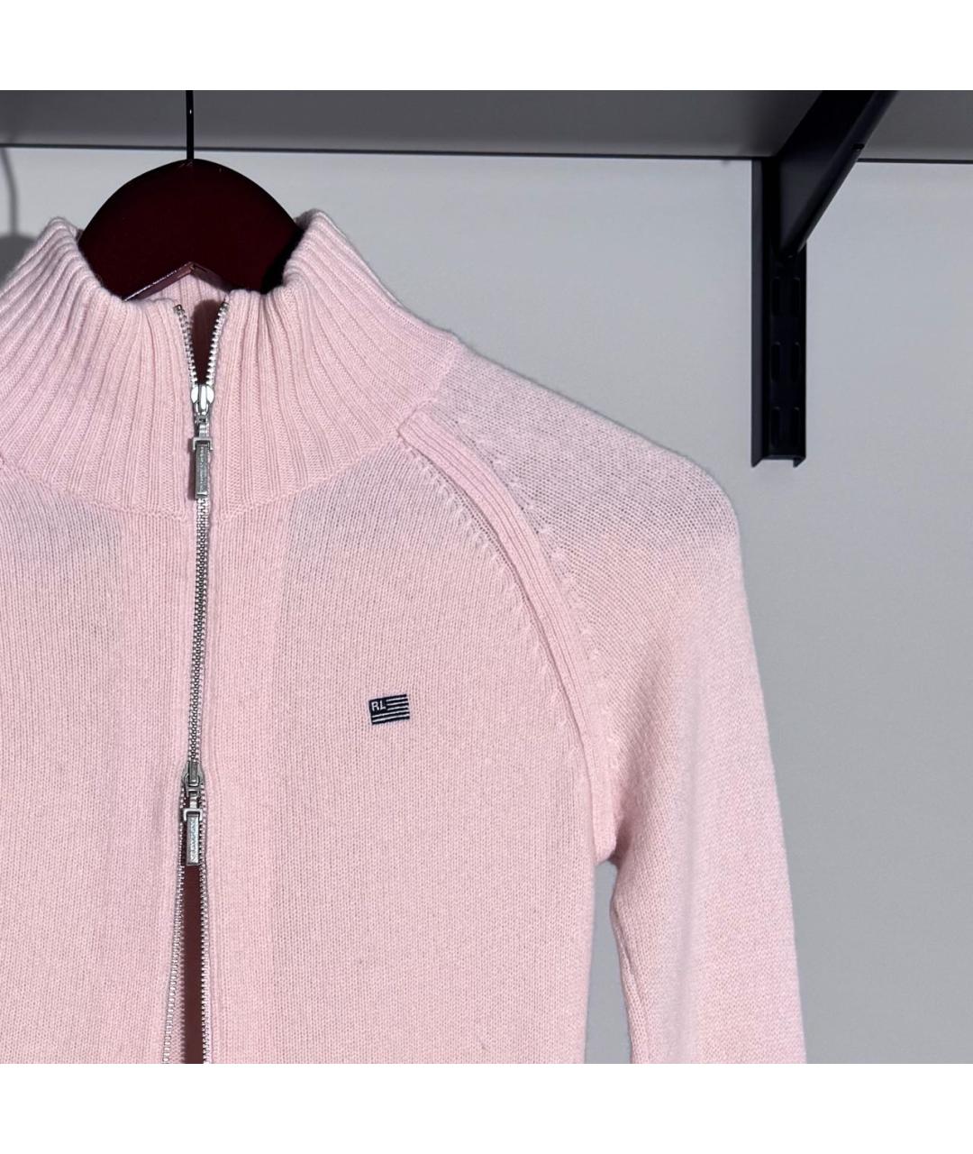 POLO RALPH LAUREN Розовый шерстяной джемпер / свитер, фото 2