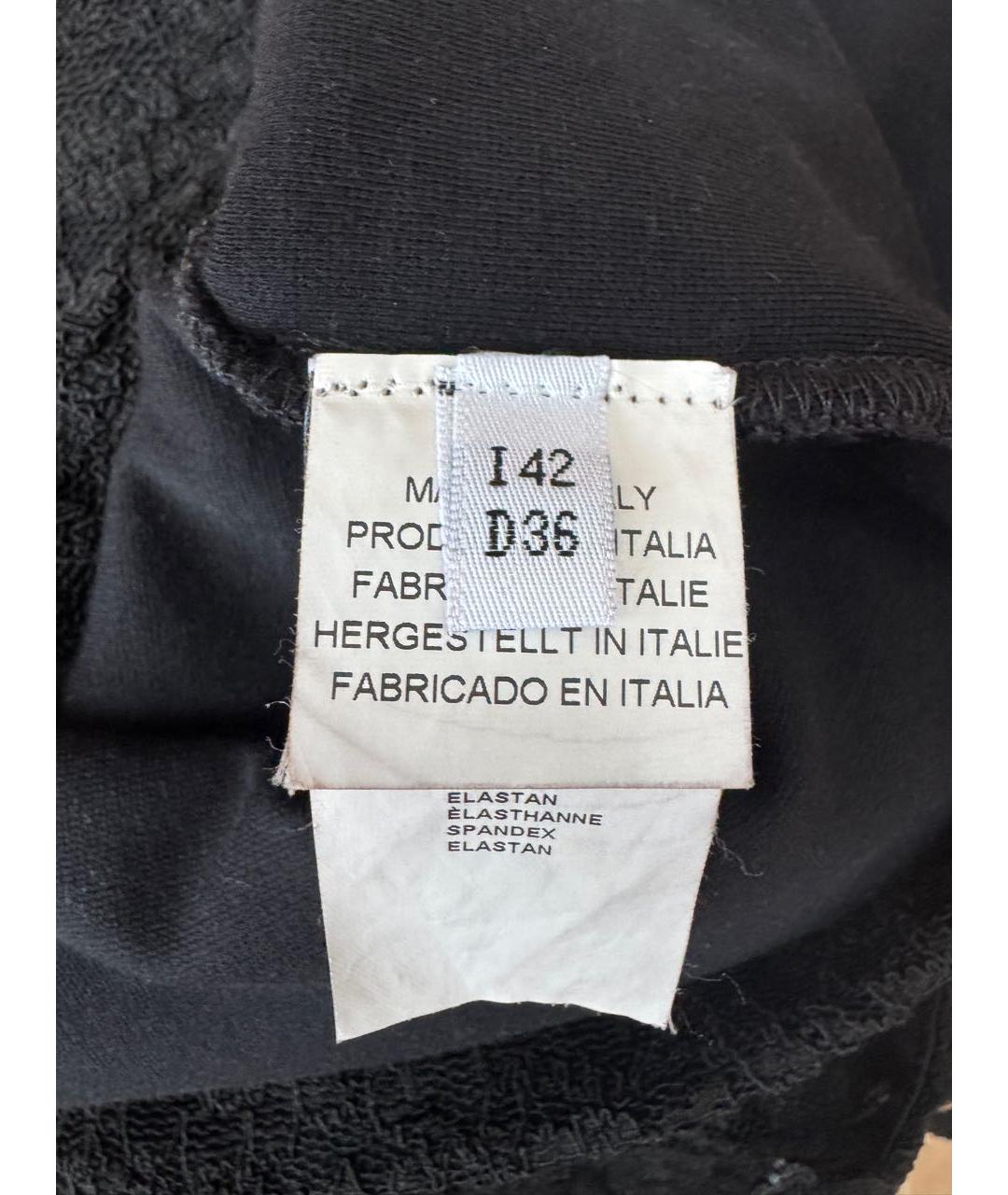 BLUMARINE Черное вискозное вечернее платье, фото 7