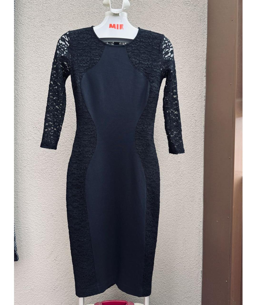 BLUMARINE Черное вискозное вечернее платье, фото 9