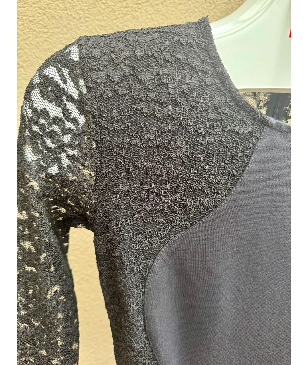 BLUMARINE Черное вискозное вечернее платье, фото 5