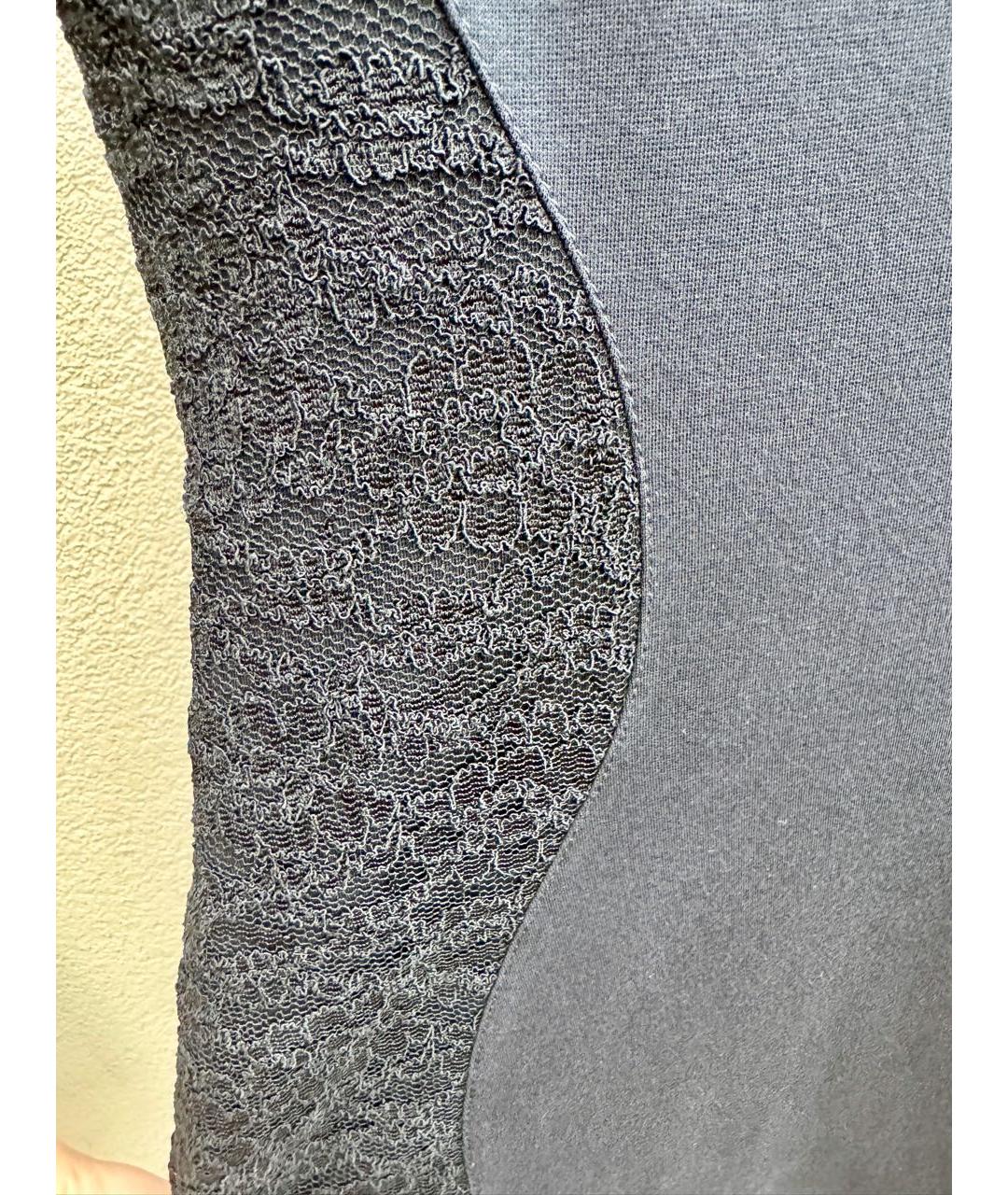 BLUMARINE Черное вискозное вечернее платье, фото 6