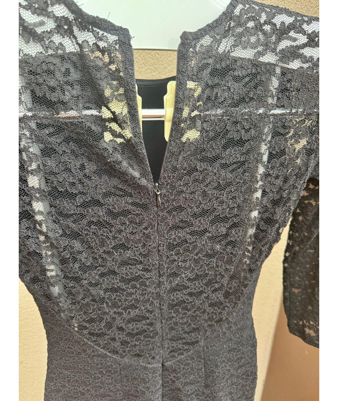 BLUMARINE Черное вискозное вечернее платье, фото 4