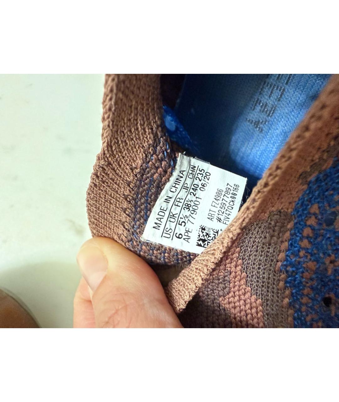 ADIDAS YEEZY Мульти синтетические кроссовки, фото 4