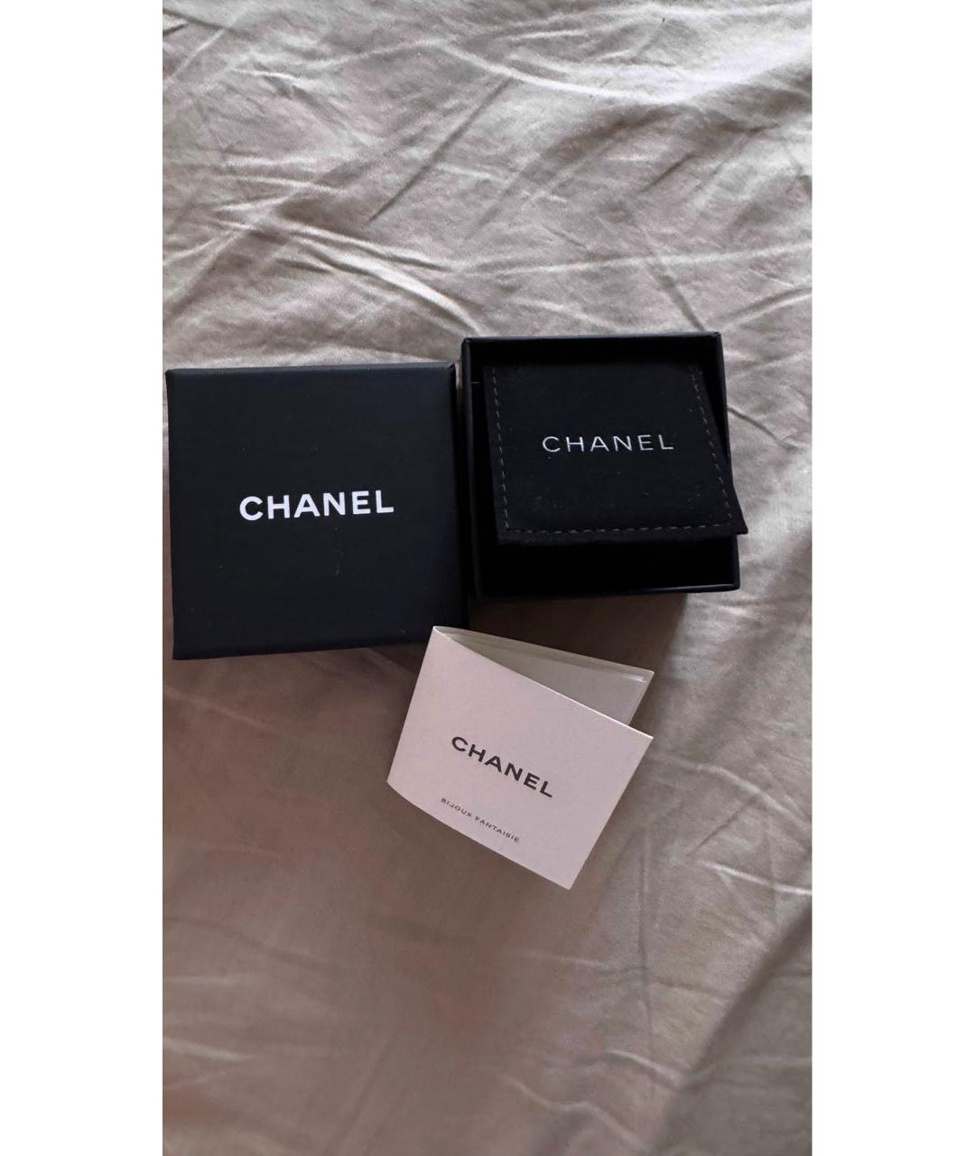 CHANEL Серебряные металлические серьги, фото 5