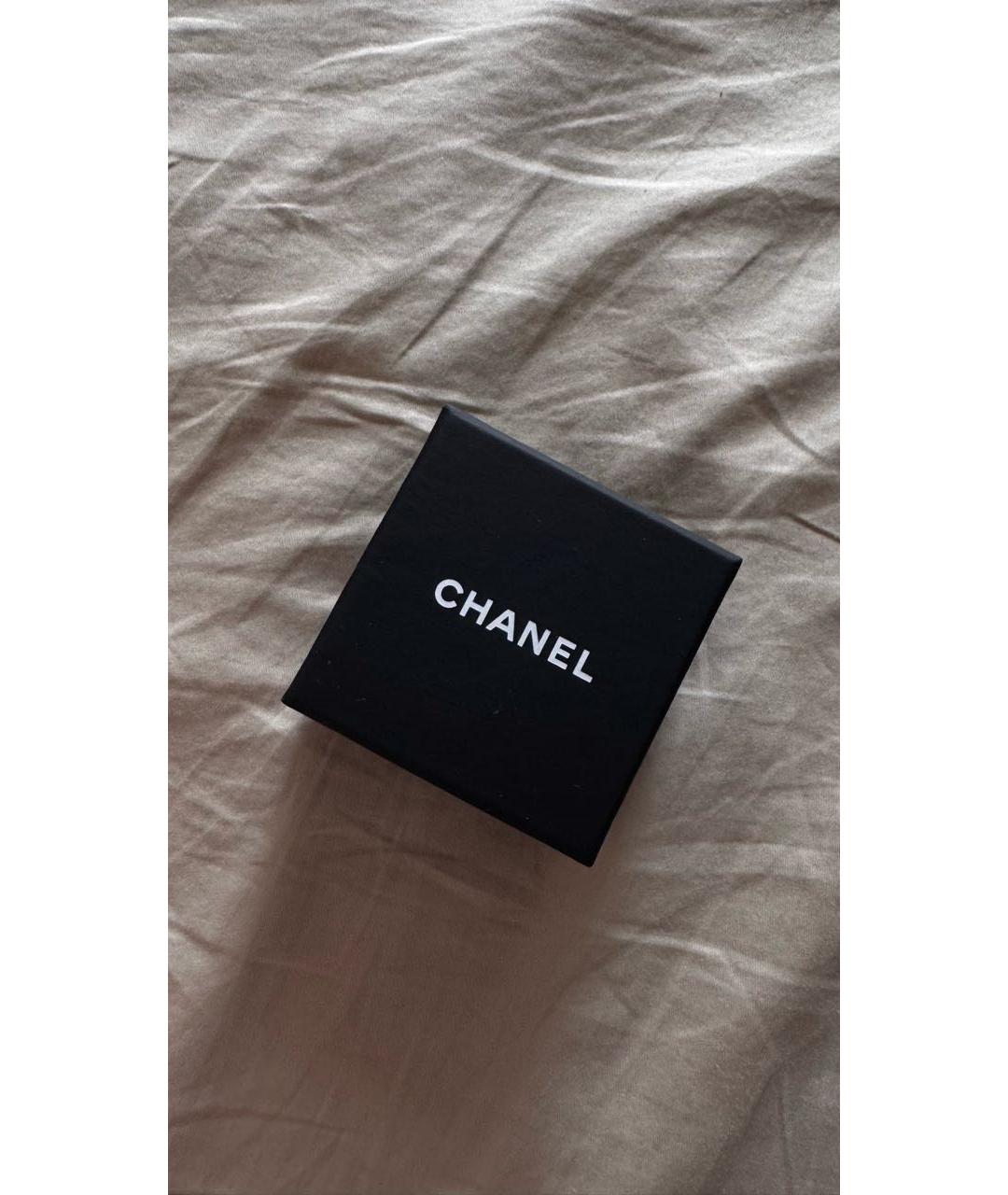 CHANEL Серебряные металлические серьги, фото 8