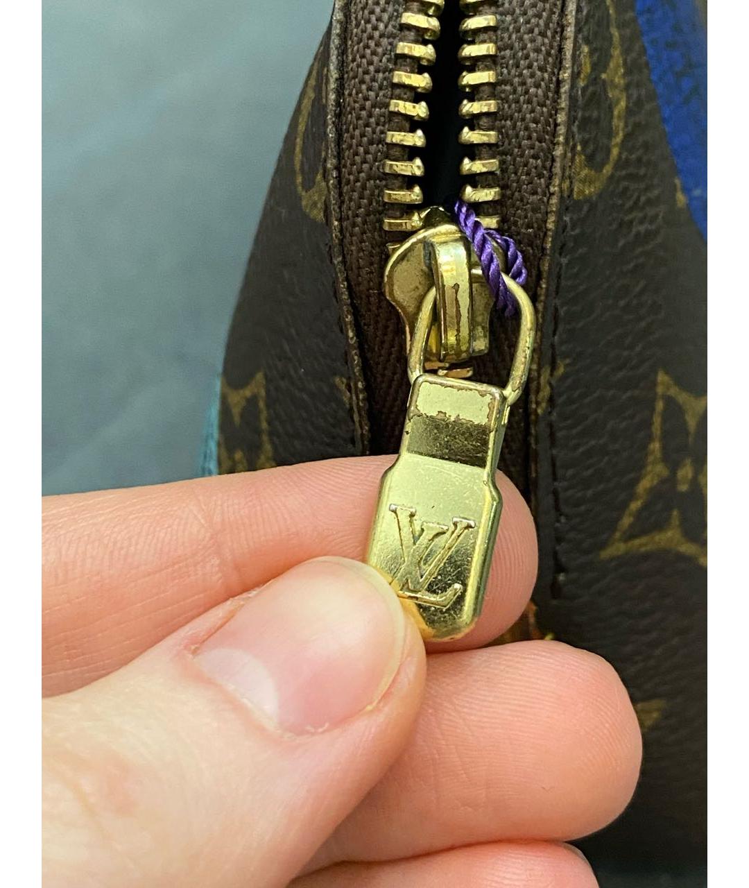 LOUIS VUITTON Мульти кожаная косметичка, фото 4