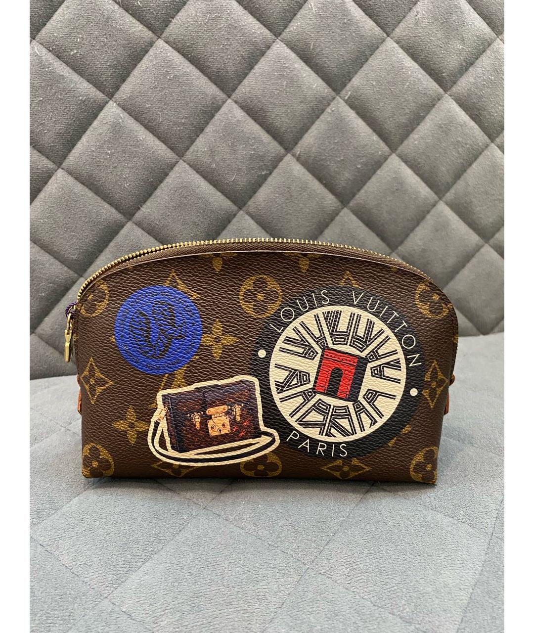 LOUIS VUITTON Мульти кожаная косметичка, фото 2