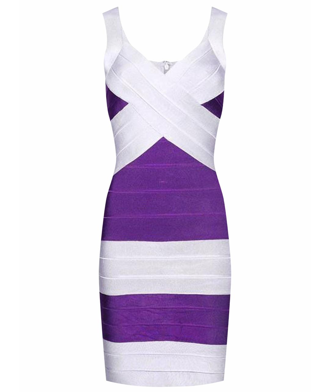 HERVE LEGER Мульти коктейльное платье, фото 1