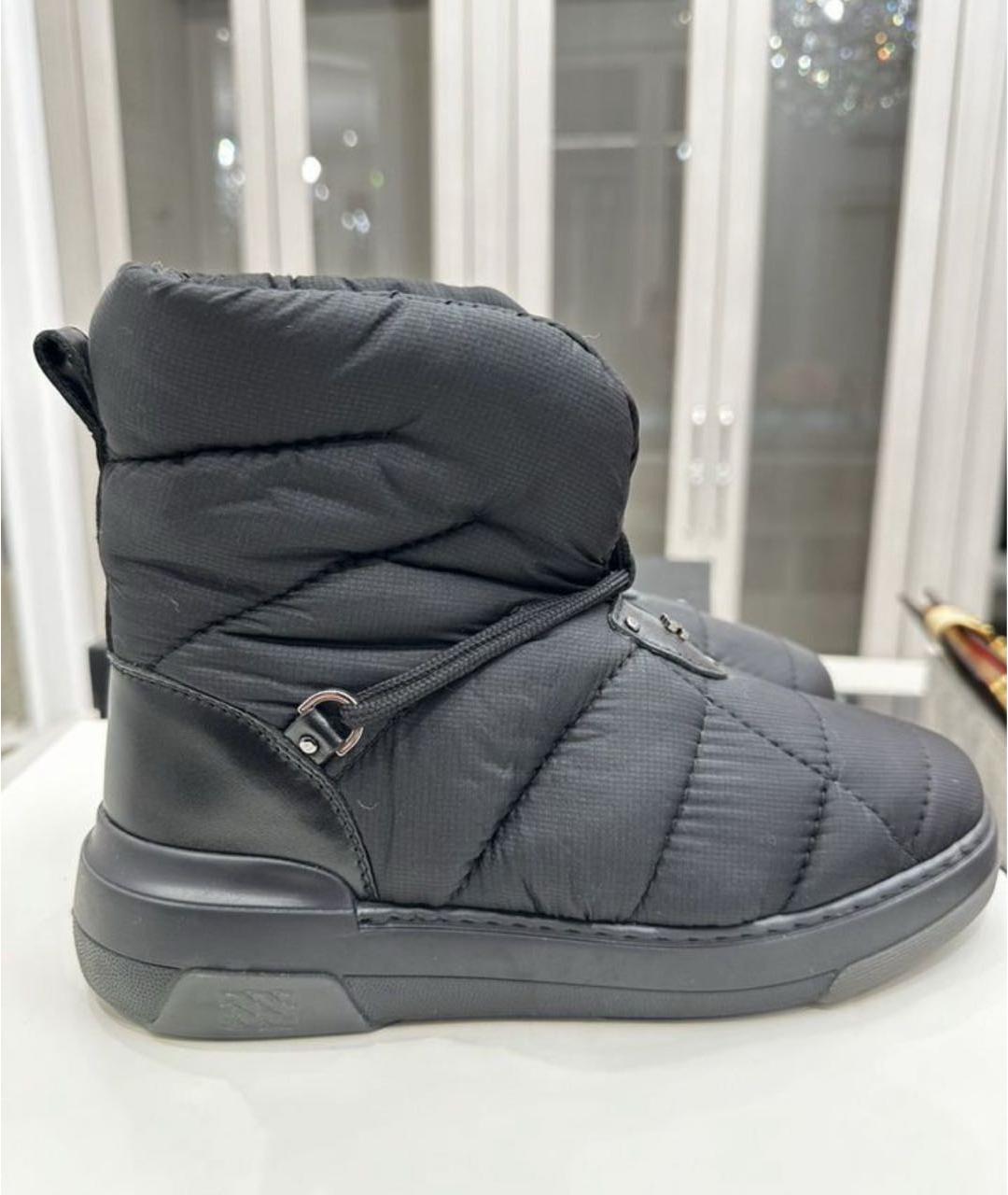 CASADEI Черные текстильные сапоги, фото 8