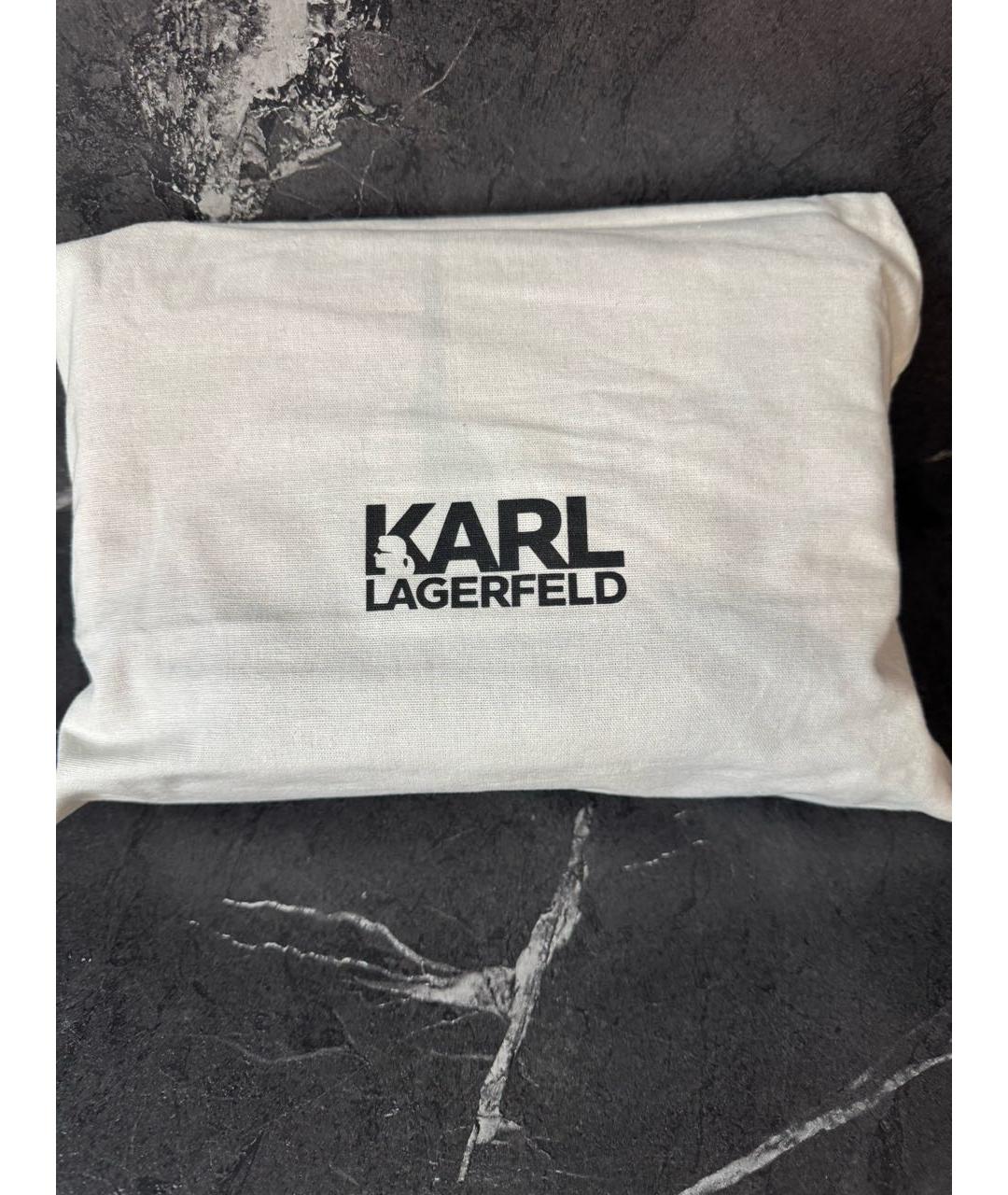 KARL LAGERFELD Фиолетовая сумка через плечо из искусственной кожи, фото 5