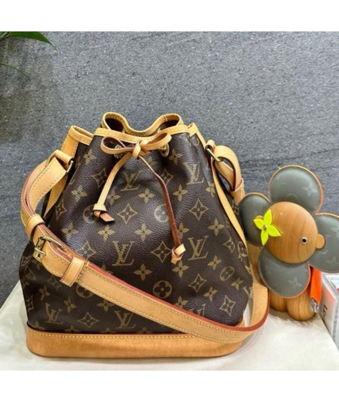 LOUIS VUITTON Коричневая сумка через плечо, фото 4