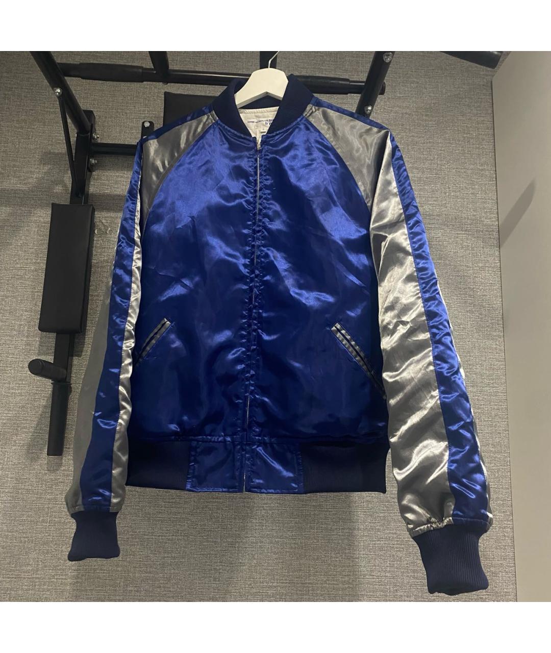 COMME DES GARÇONS Синяя полиэстеровая куртка, фото 6