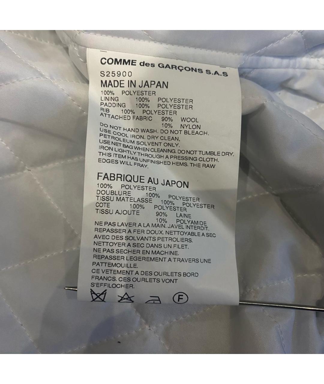 COMME DES GARÇONS Синяя полиэстеровая куртка, фото 5